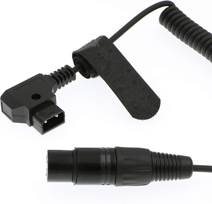 XLR 4 Pin Kobieta do D Tap Winowany kabel zasilający Do Praktilite 602 Kamery DSLR Sony F55 SXS