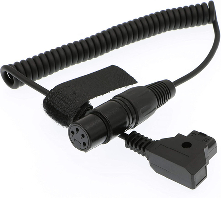 XLR 4 Pin Kobieta do D Tap Winowany kabel zasilający Do Praktilite 602 Kamery DSLR Sony F55 SXS
