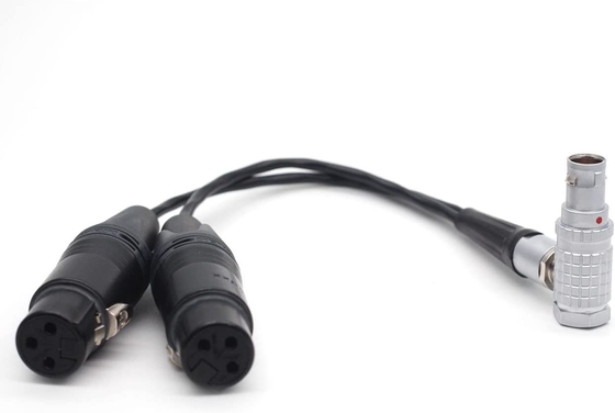 Atomos Lemo 10 Pin do XLR 3 Pin Female Connector Breakout Audio Input Cable For Shogun Monitor Recorder