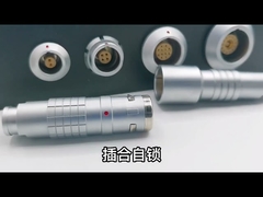 Wodoodporne okrągłe złącza Lemo, montowane na panelu, wielopinowe