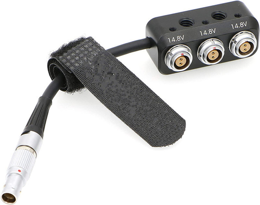 kupować 14.8V Power Splitter Box Kabel Lemo 2 Pin Mężczyzna do 3 * 2 Pin Kobieta Box dla ARRI RED produkcja online