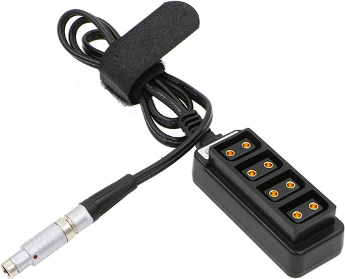 kupować Fischer Mężczyzna 3 Pin RS do 4 Port D Tap Female HUB Adapter Splitter Kabel do kamer ARRI online manufacture