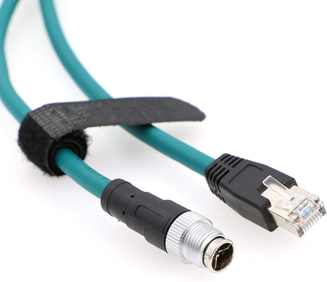 kupować M12 8 Pozycja X Kod do RJ45 Kabel Ethernet Przemysłowy Do Cognex In 8200 8400 Series IP67 wodoodporny online manufacture