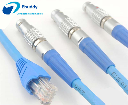 kupować Usługa montażu kabli Lemo Wtyk męski Lemo FGG do kabla Ethernet RJ45 Cat5e / Cat6 / Cat7 online manufacture