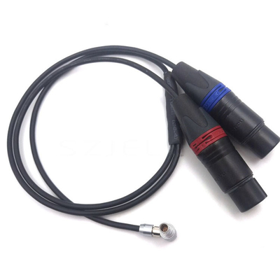 kupować Arri Alexa Mini kabel audio Lemo kąt prosty 00B 5-pinowy do żeńskiego kabla 2 * XLR 3-pinowego produkcja online