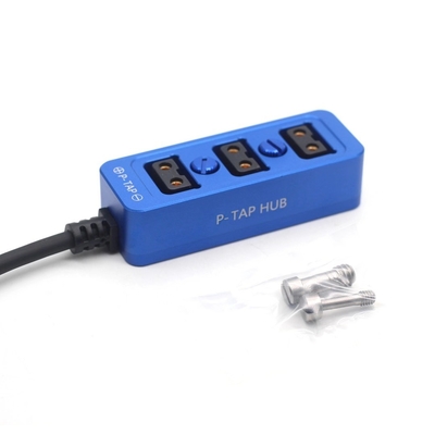 kupować D-tap Trójdrożny rozdzielacz zasilania aparatu Power Tap to 3 żeńskie piasty D-Tap P-Tap Metalowa obudowa ze śrubą 1/4 
