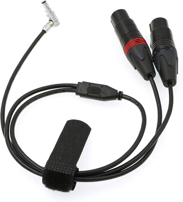 Lemo 5-pinowy męski na dwa XLR 3-pinowy żeński kabel audio do kamery Z CAM E2