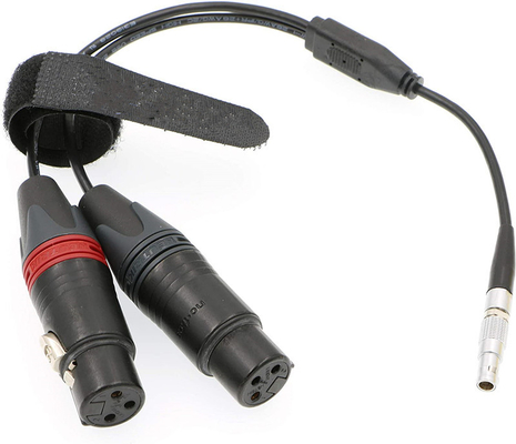 Lemo 5-pinowy męski na dwa XLR 3-pinowy żeński kabel audio do kamery Z CAM E2