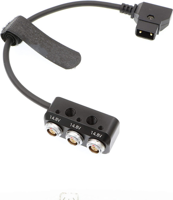 1 do 3 kablów Power Splitter Box D Tap Male Movi Pro AUX Port To 3*2 Pin Box For ARRI RED