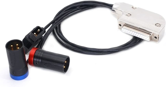DB25 Lectrosonics Wisycom Audio LTD Odbiornik DB25 Kobieta Interfejs Wyjście Audio Dtap XLR 3Pin Kabel zasilania