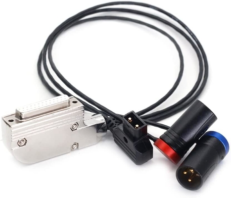 DB25 Lectrosonics Wisycom Audio LTD Odbiornik DB25 Kobieta Interfejs Wyjście Audio Dtap XLR 3Pin Kabel zasilania