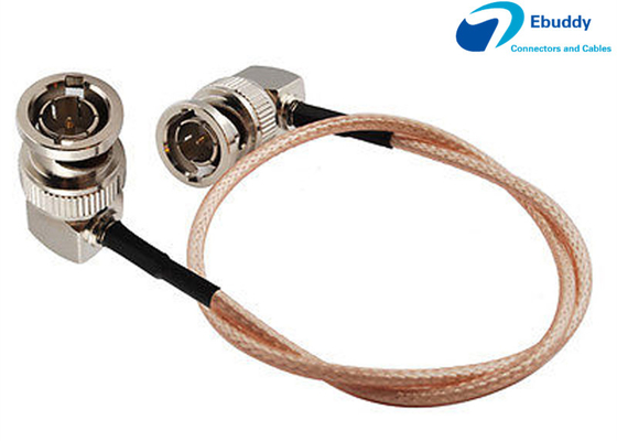 Kabel wideo Lanparte HD SDI BNC męski z wtyczką BNC z wtyczką kątową Pigtailowy kabel koncentryczny RG179