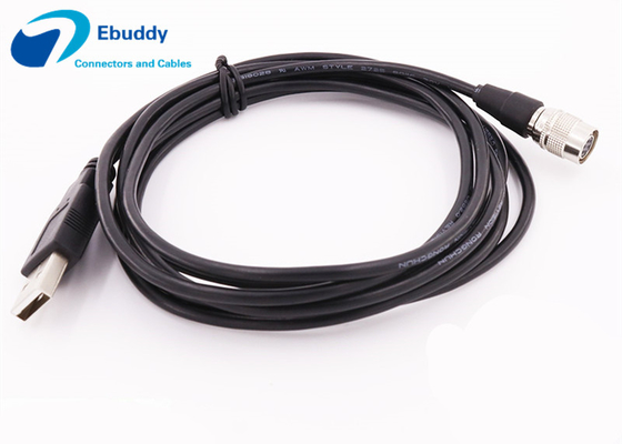 Kabel żeński Hirose 6pin do kabla USB Hirose Kable zasilające HR10A-7R-6S